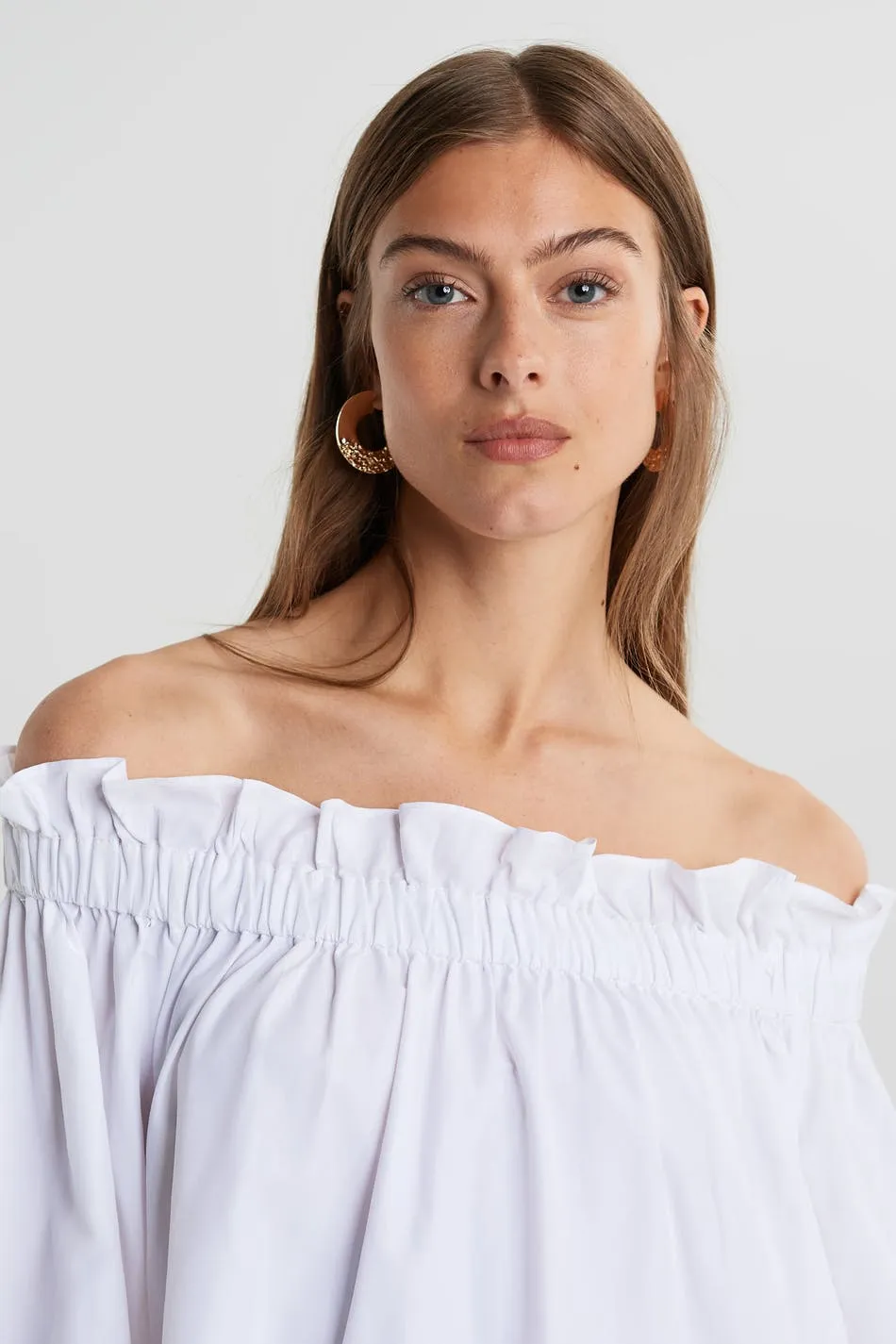 Kamila off shoulder tunic