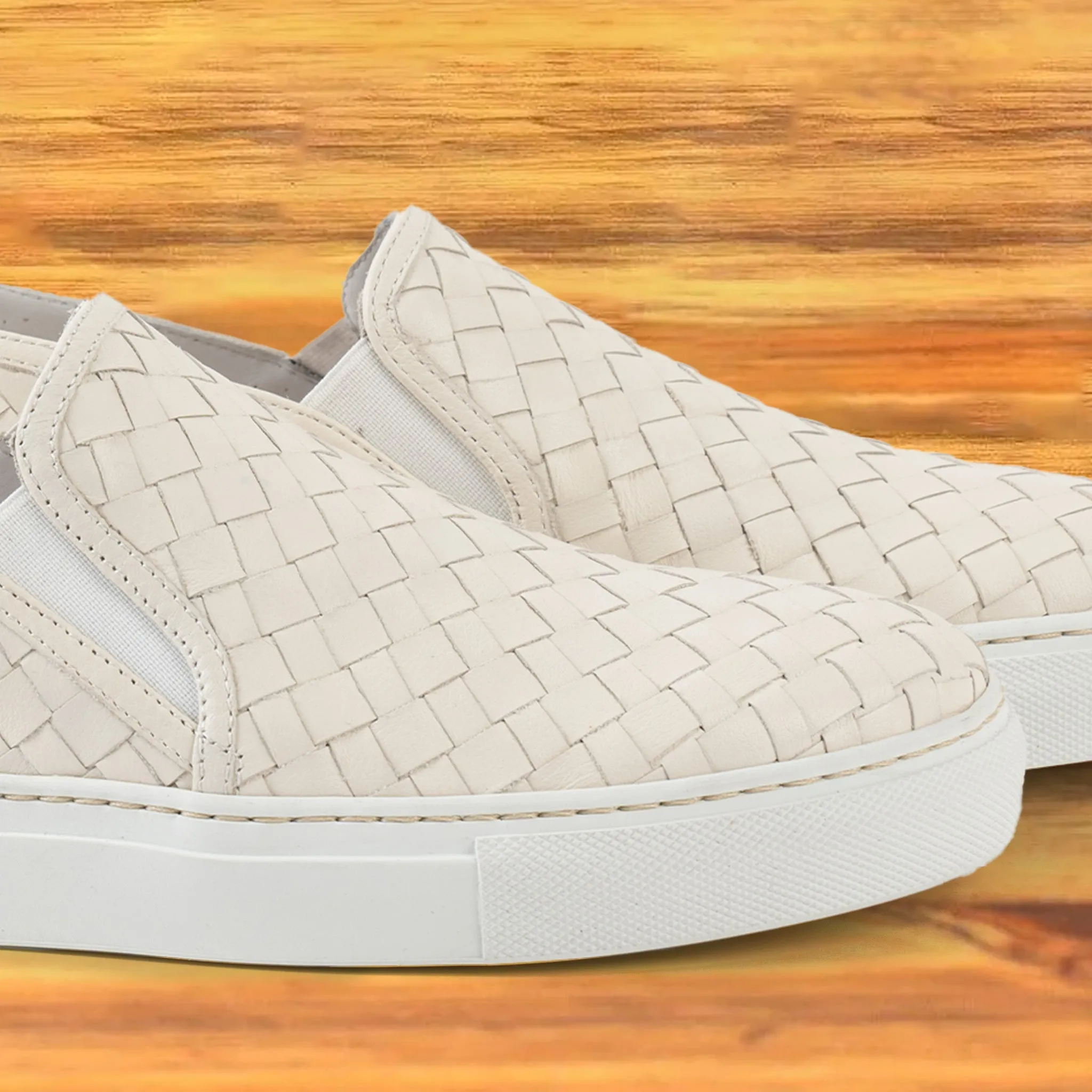 Kent Calzoleria Toscana Slip On Woven Sneaker