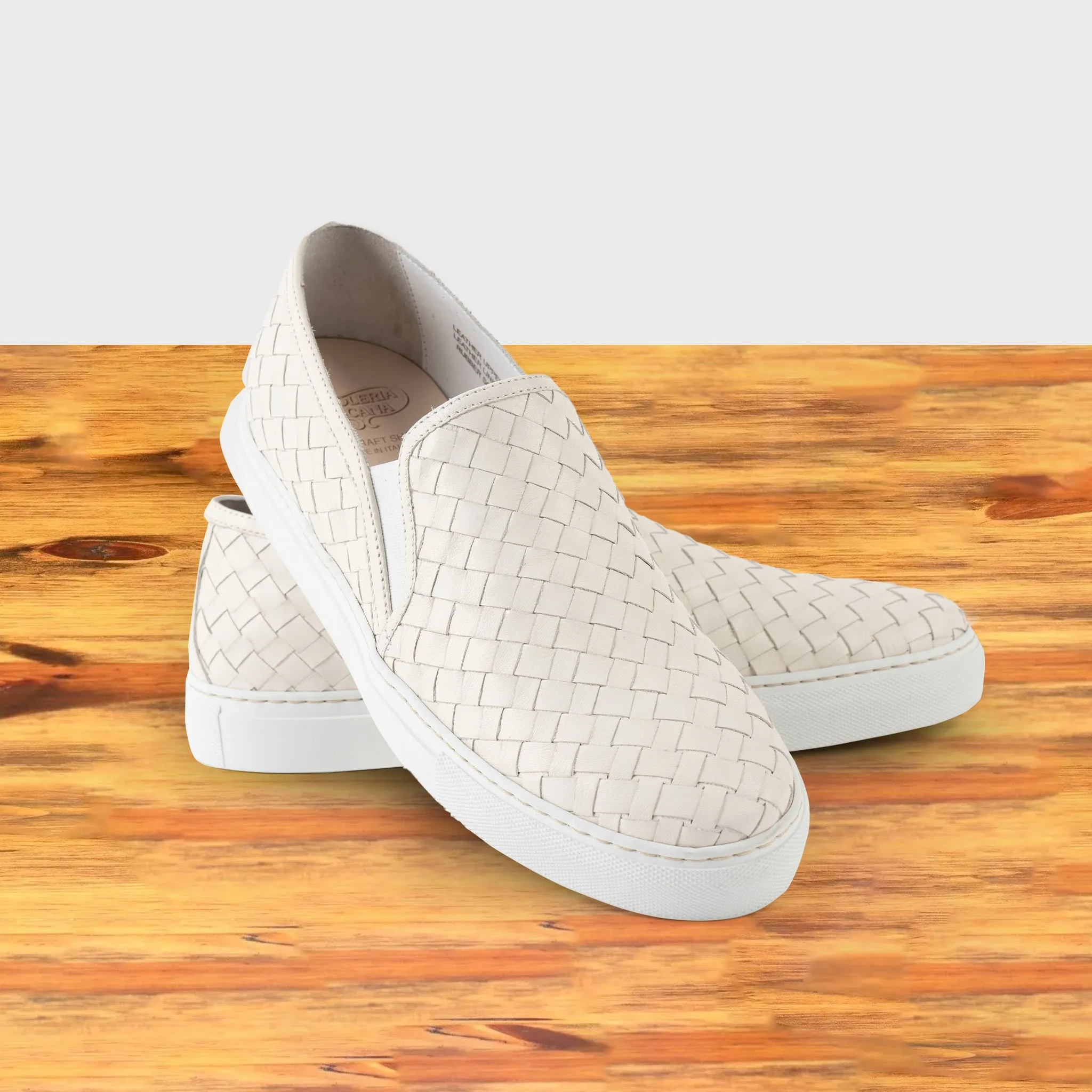 Kent Calzoleria Toscana Slip On Woven Sneaker