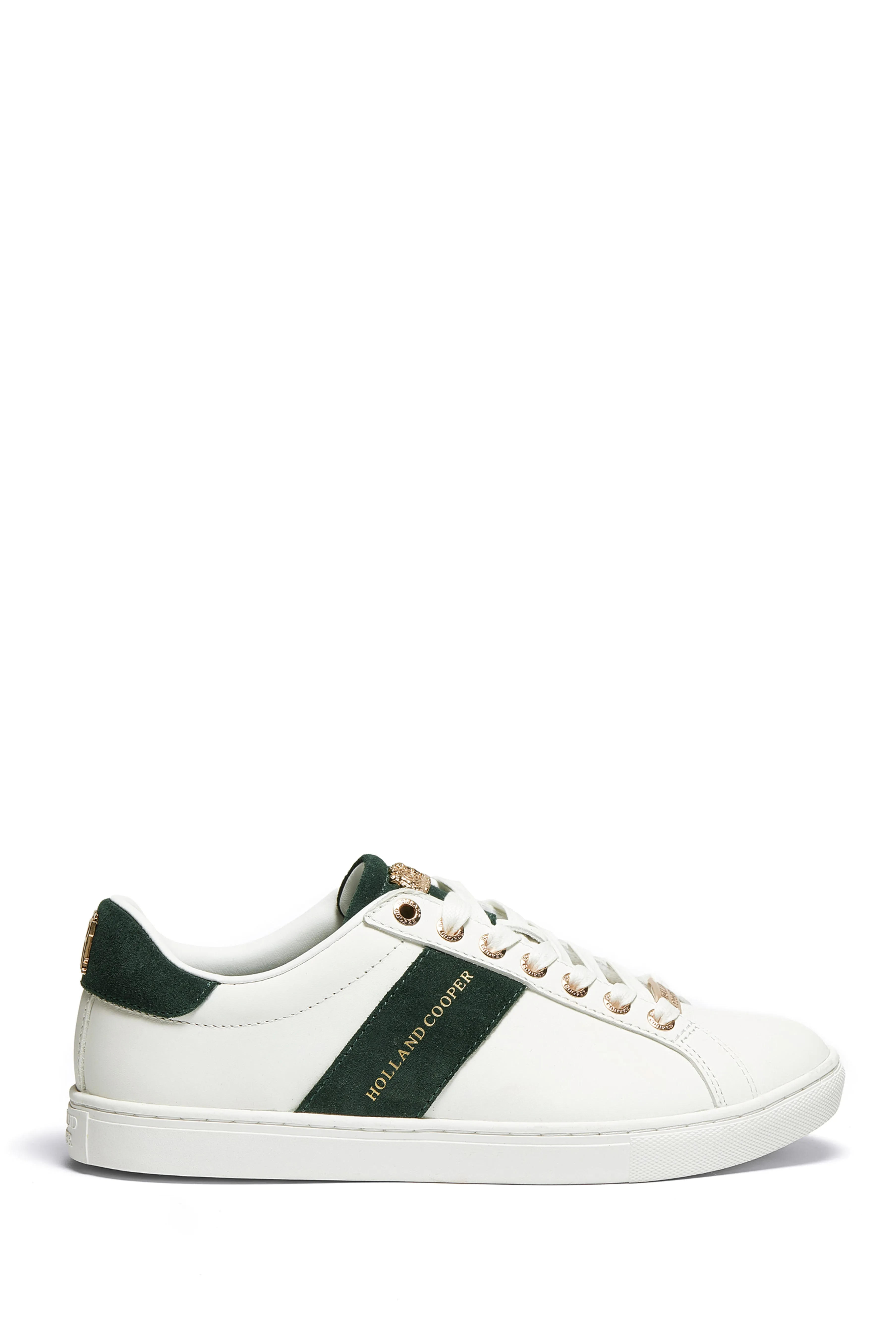 Knightsbridge Court Trainer (White Racing Green)