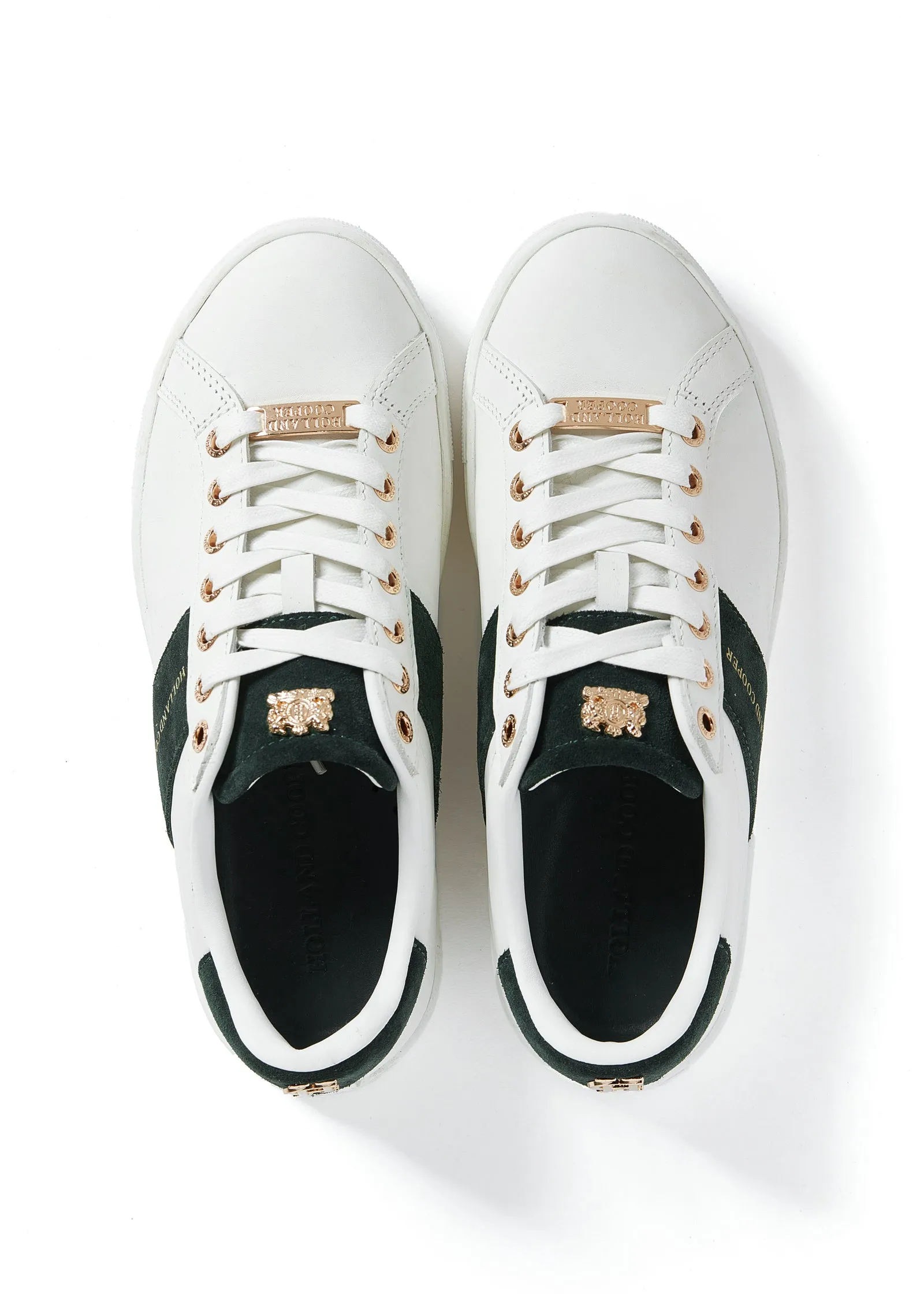 Knightsbridge Court Trainer (White Racing Green)