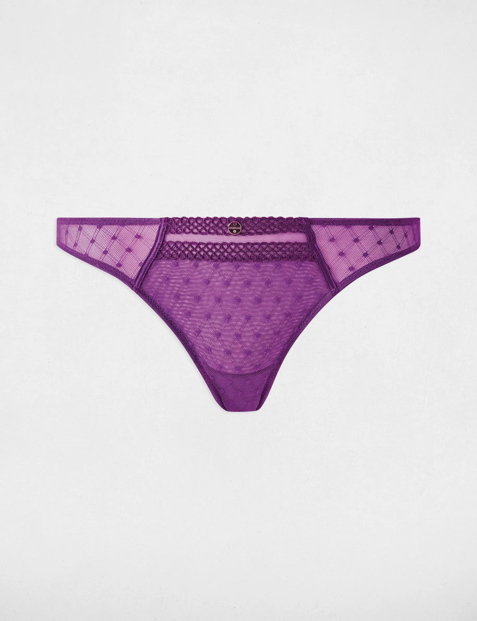 Lace Brazilian briefs purple ladies'