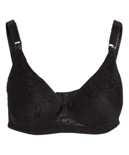 Lace nursing bra