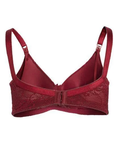 Lace nursing bra