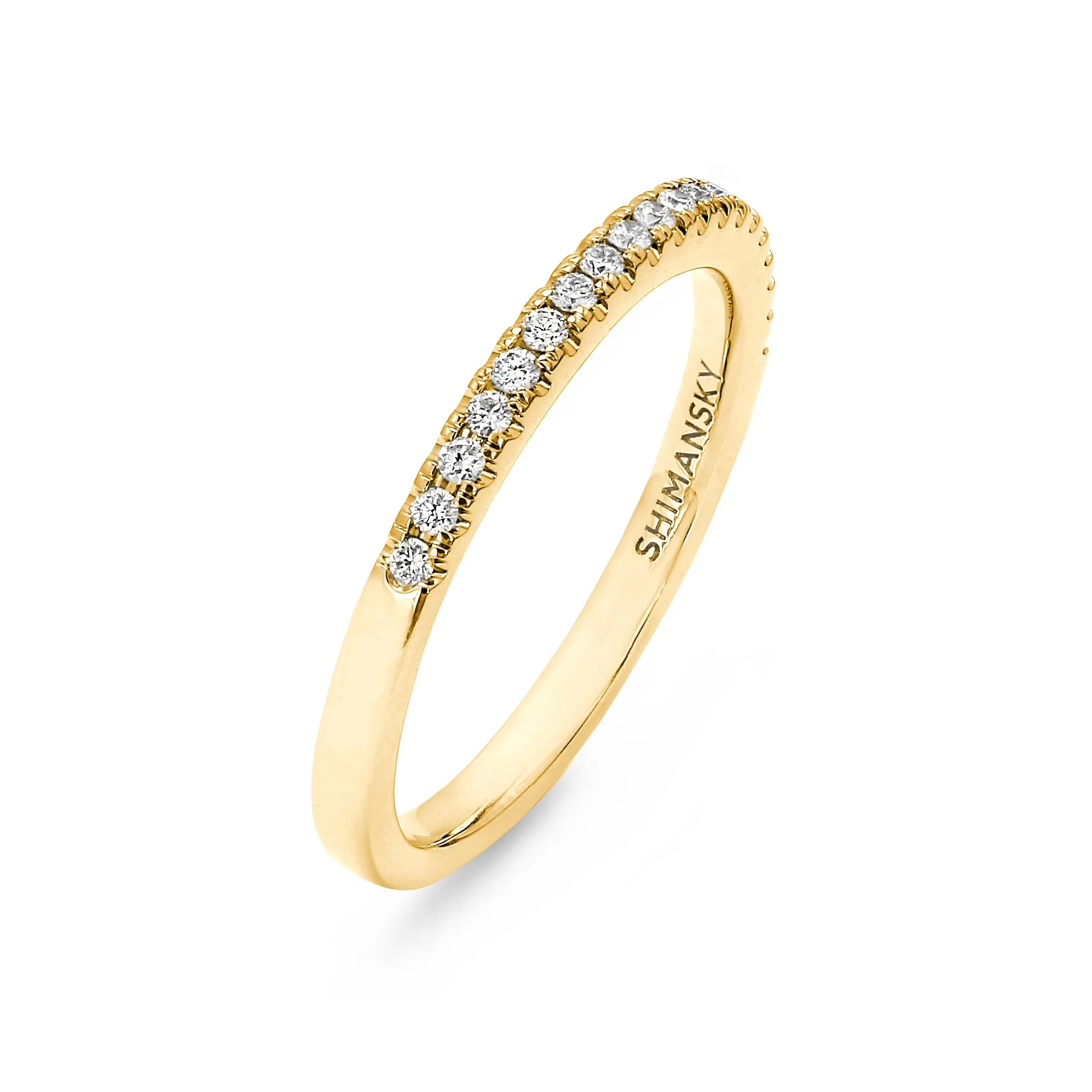 Ladies Diamond Wedding Band