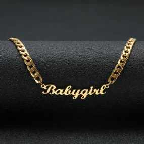 ladies Hip hop necklace