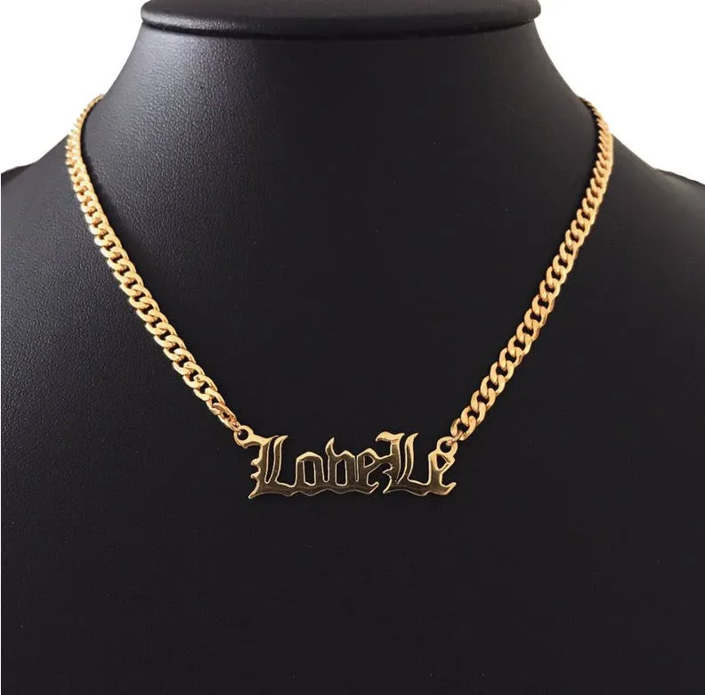 ladies Hip hop necklace