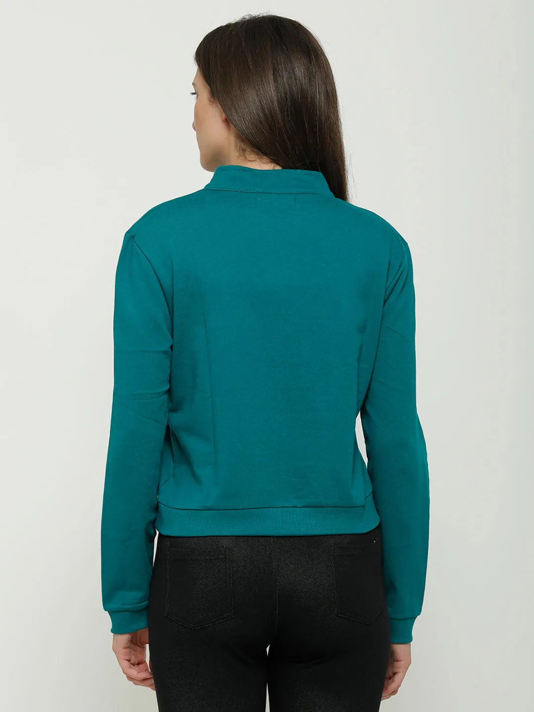 Ladies Sweatshirt Dark Teal