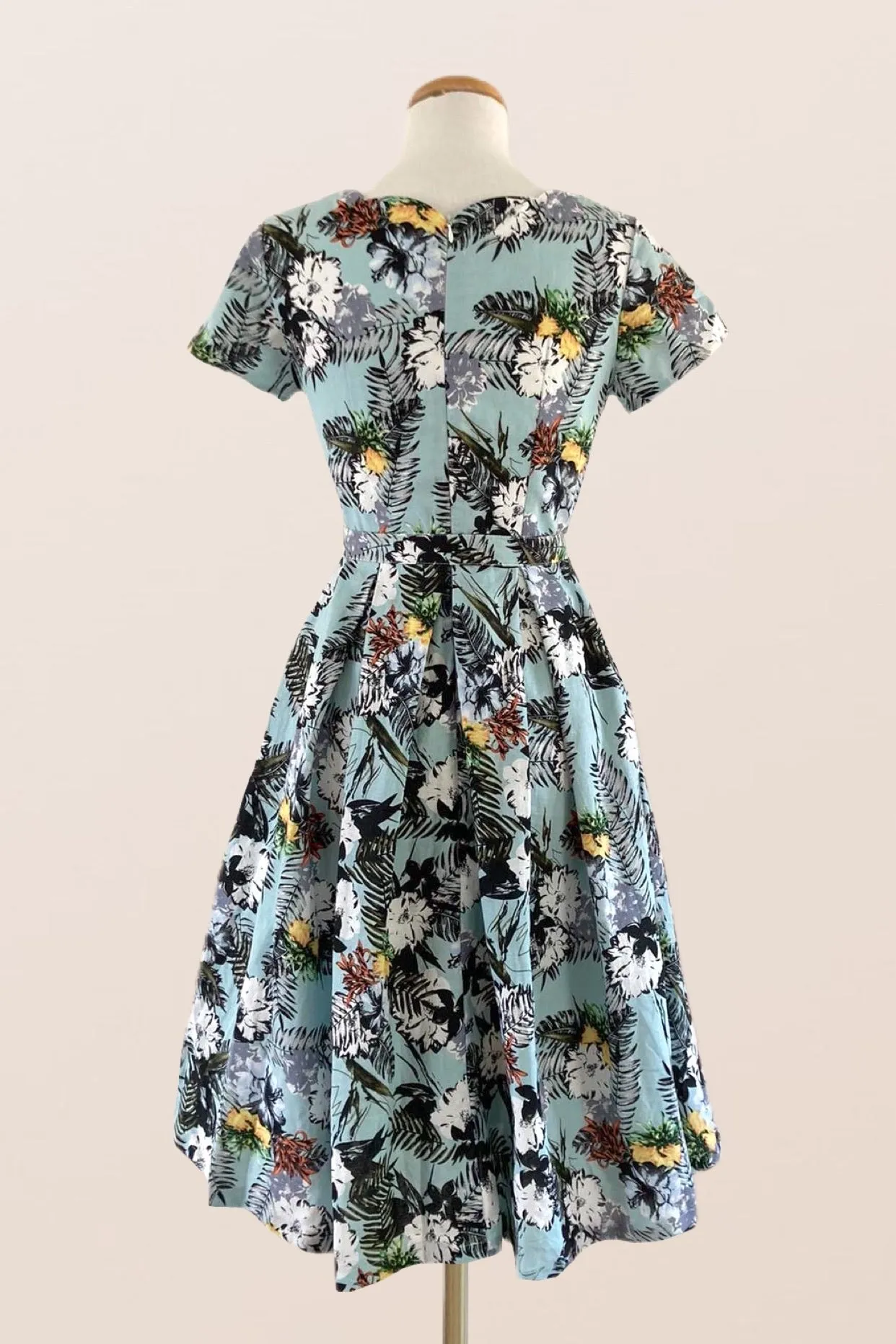 Dress with Tiki Print named Laura