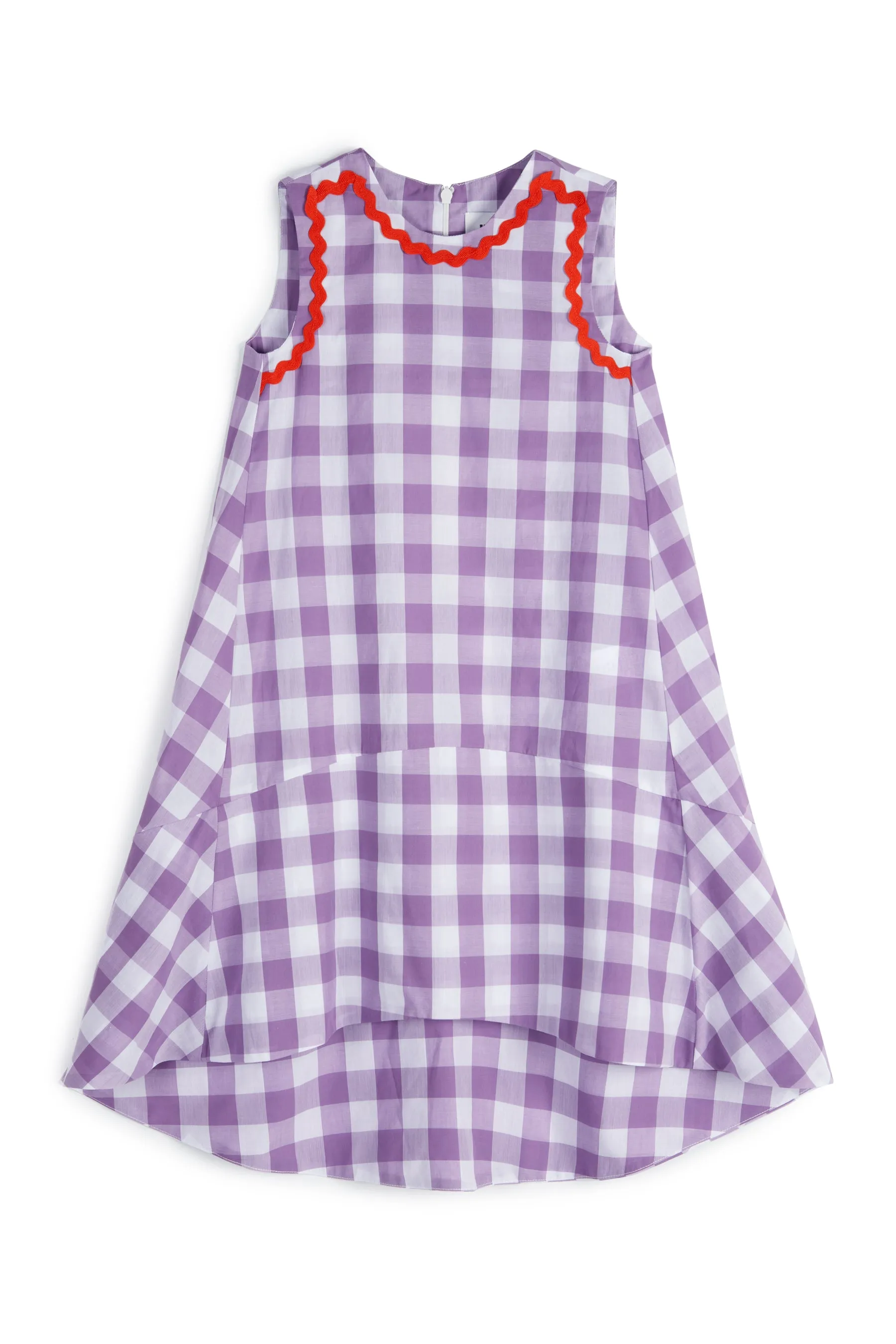 Laura Vichy lilac dress for girls.