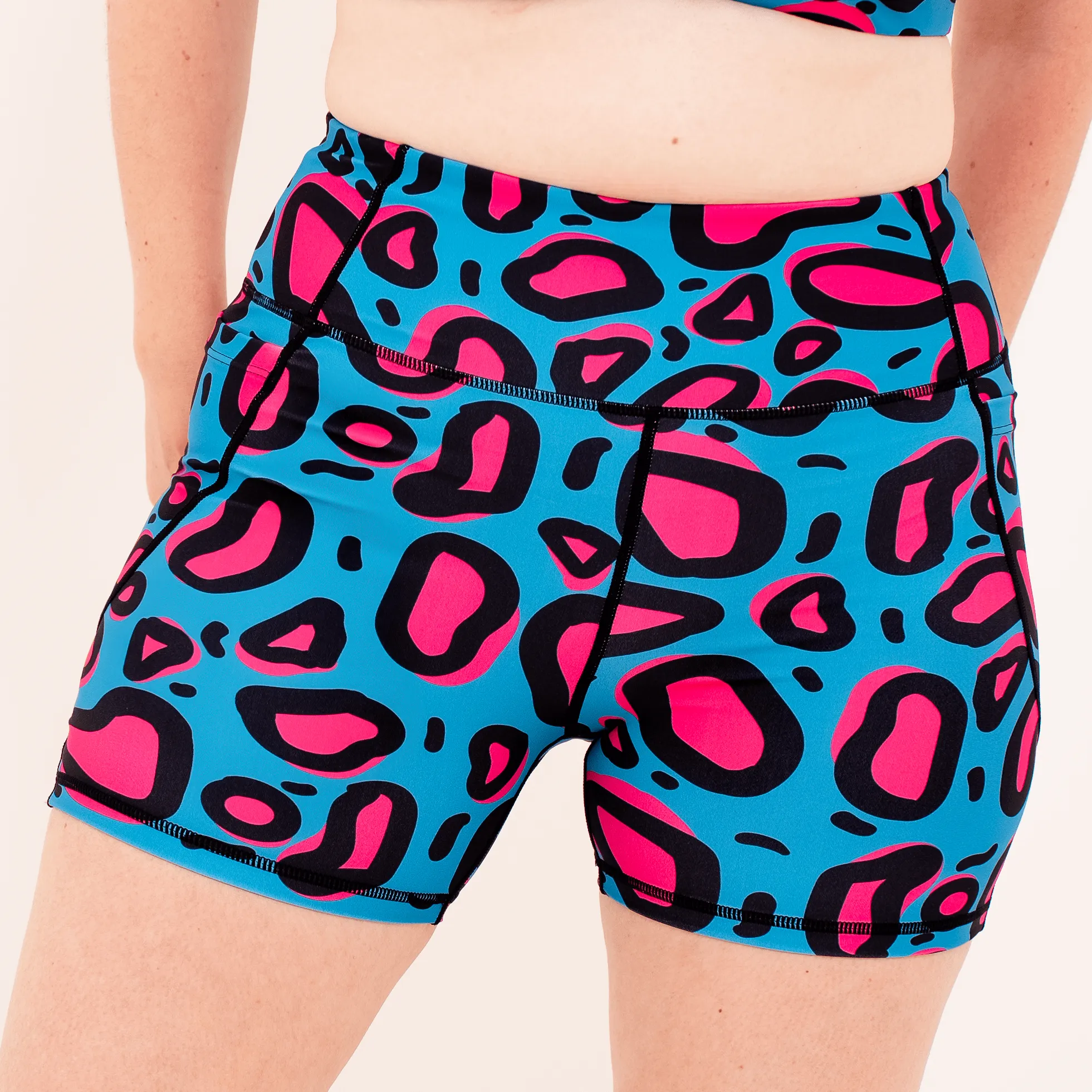 Lazy Leopard - Ladies Gym Shorts