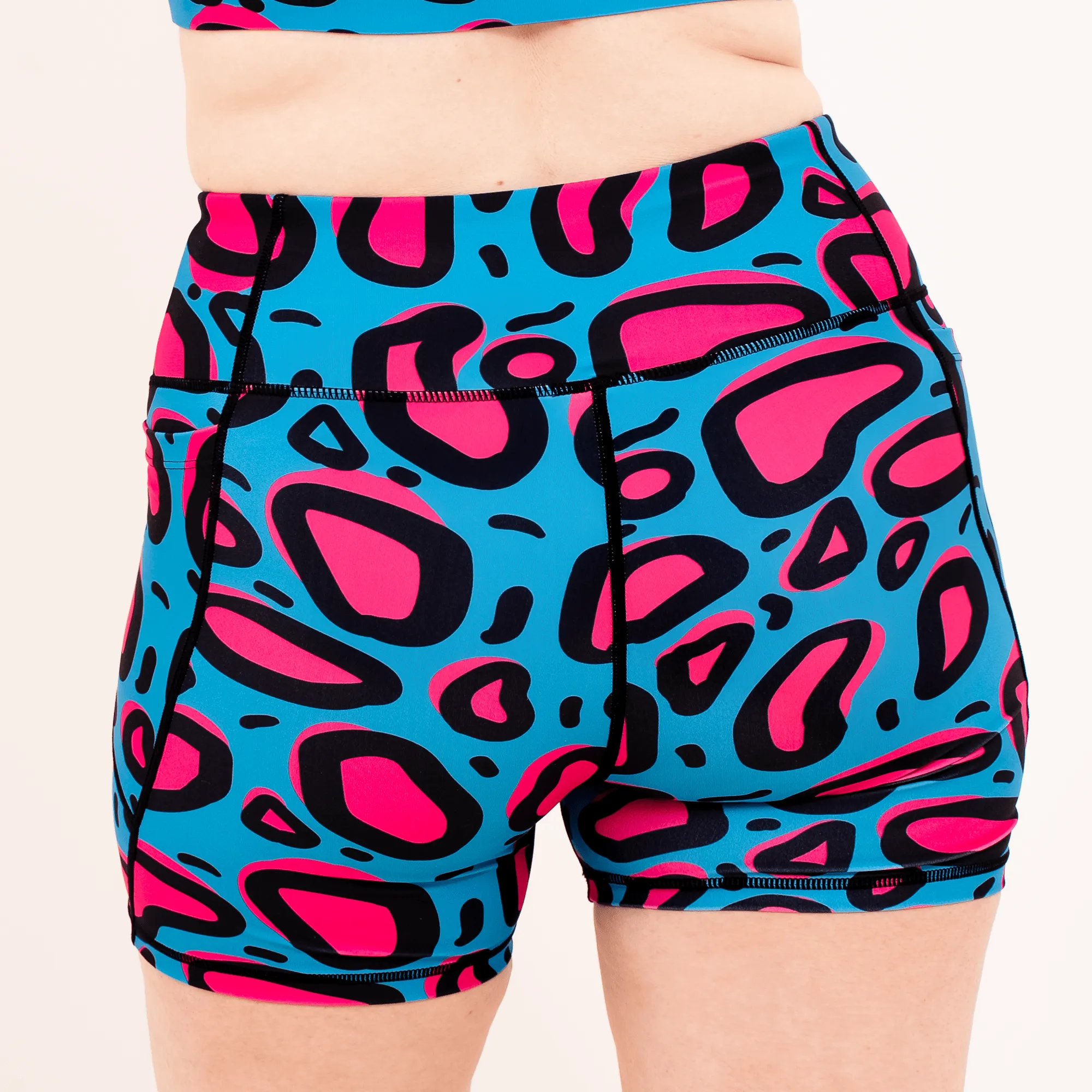 Lazy Leopard - Ladies Gym Shorts