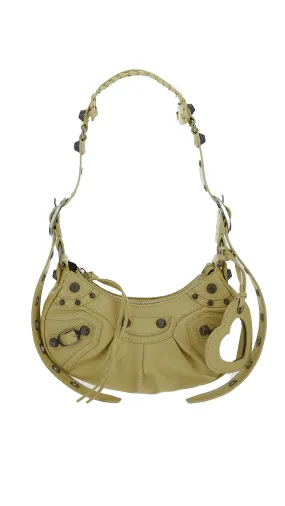 Yellow Le Cagole XS Shoulder Bag