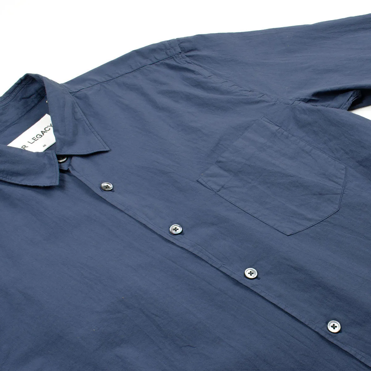 Legacy SPLASH Navy Voil Shirt