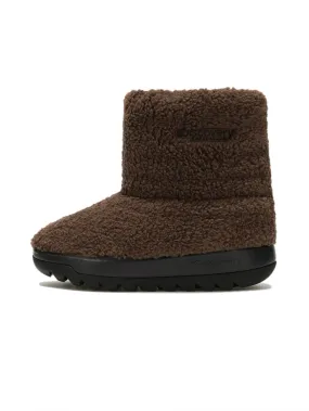 Brown Fleece Winter Boots