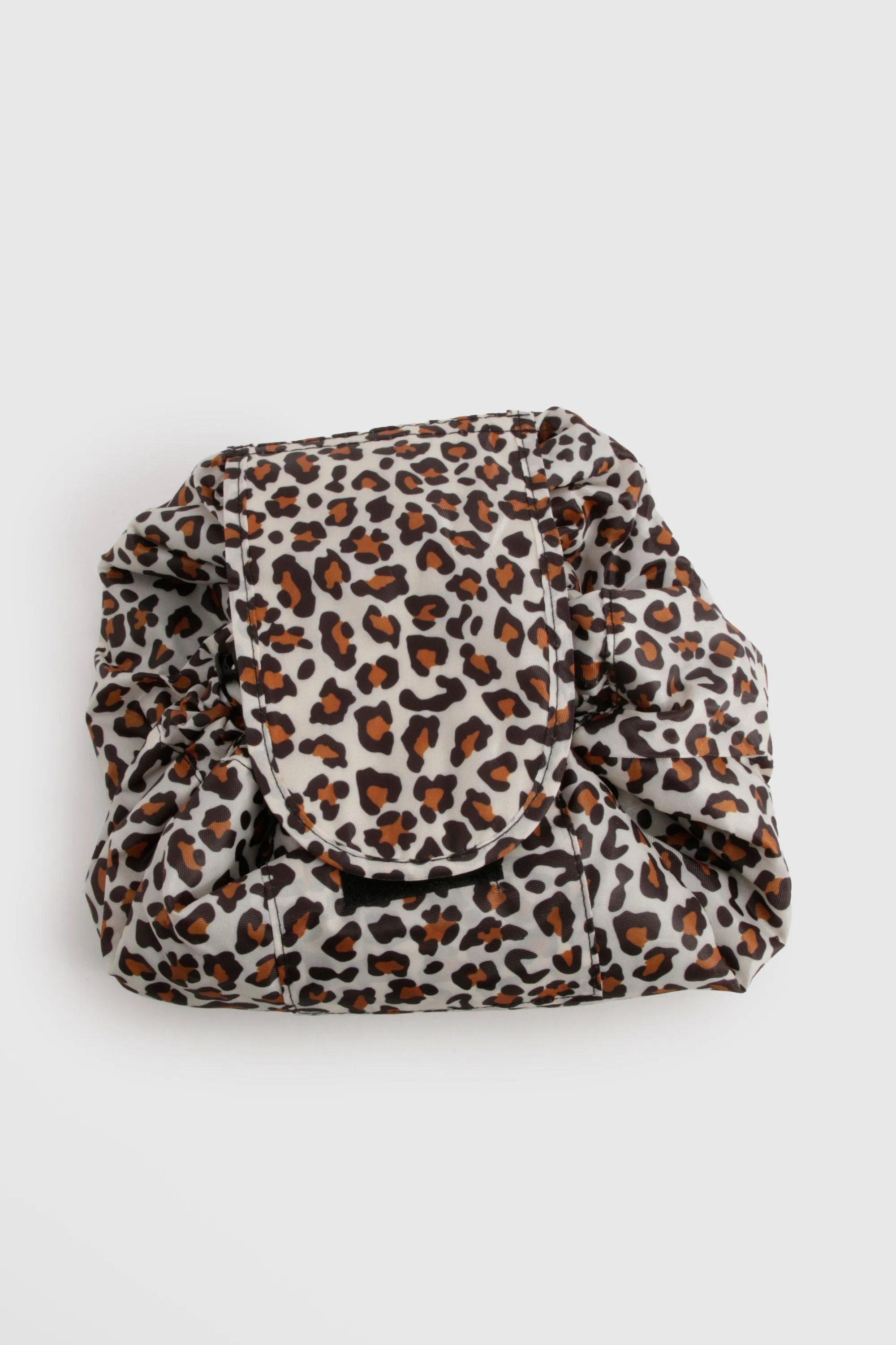 Leopard Lay Flat Make Up Bag