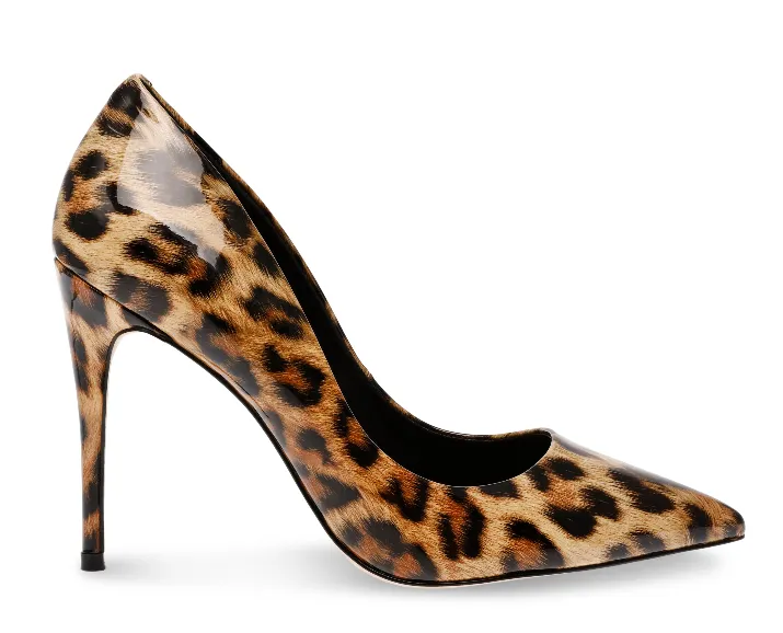 Leopard Patent Daisie Heel