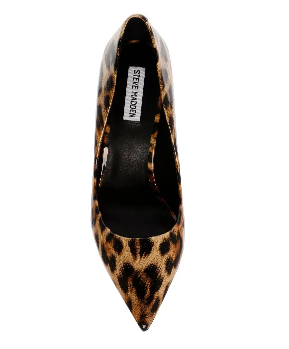 Leopard Patent Daisie Heel