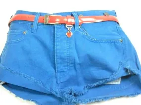 Levi's Ladies Denim Shorts Electric Blue