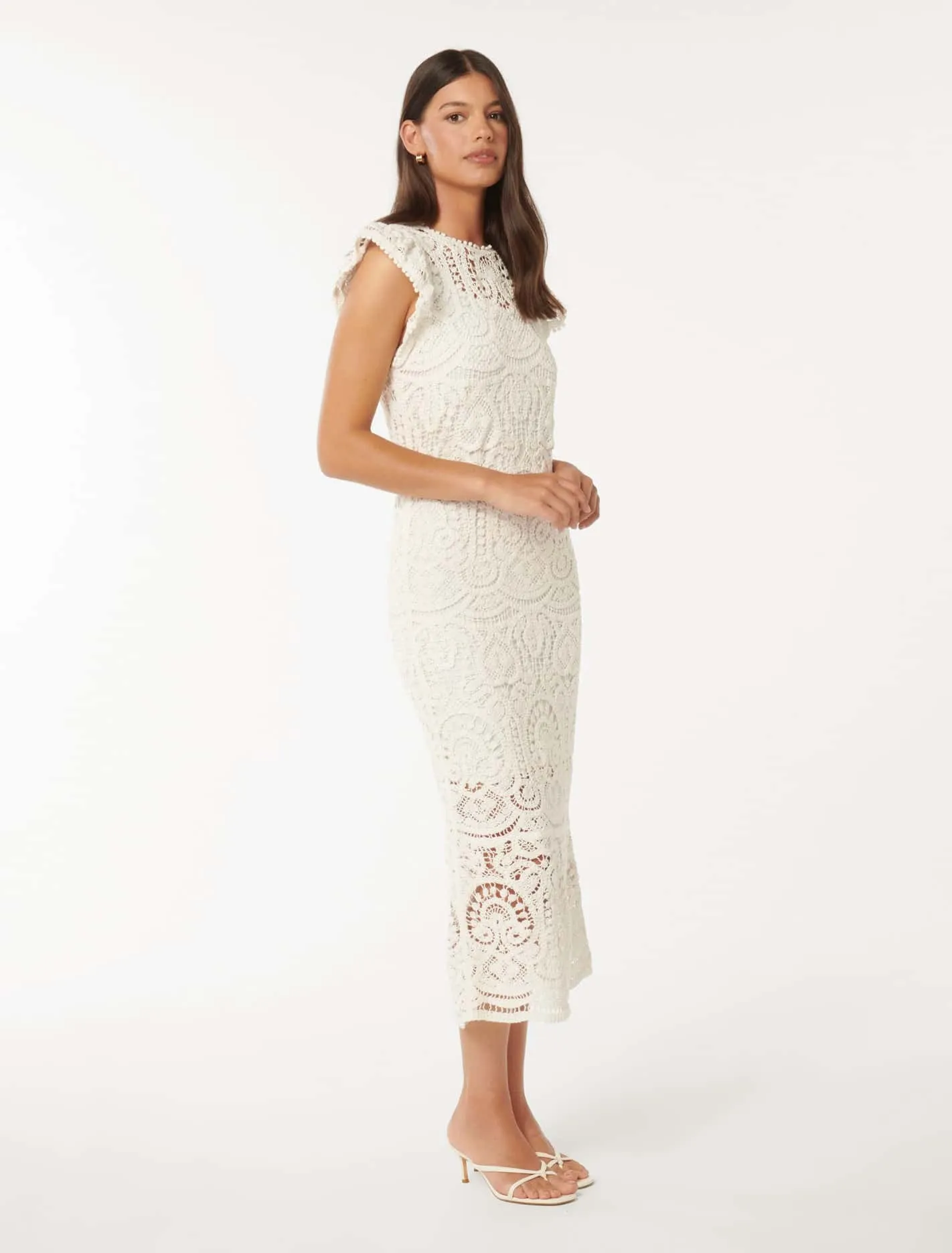 Lilly Lace Midi Dress