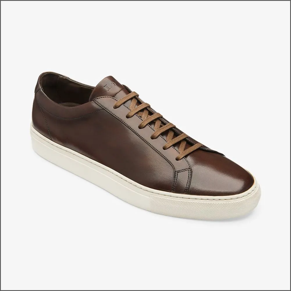 Loake Sprint Dark Brown Trainer>