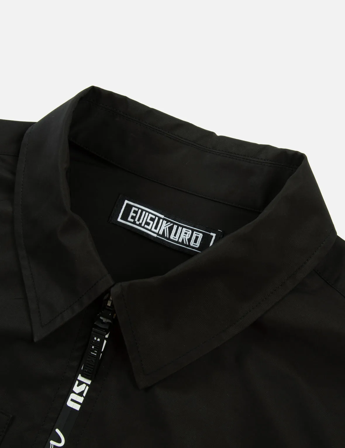 Logo Printed Tape Zip Regular fit Shirt