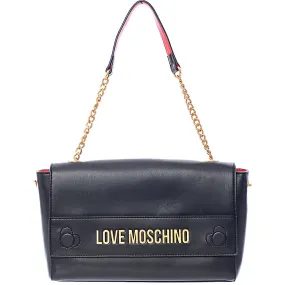 Love Moschino Women's Black Logo Shoulder Bag