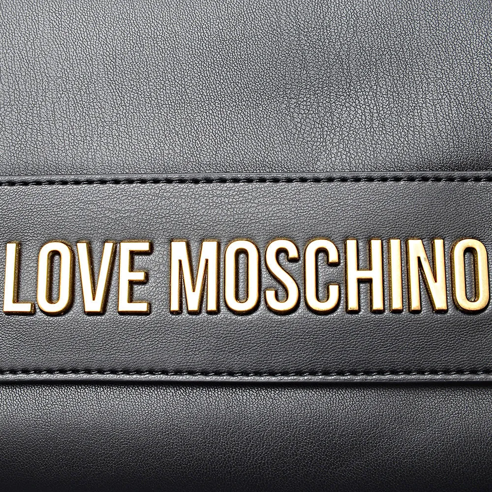 Love Moschino Women's Black Logo Shoulder Bag