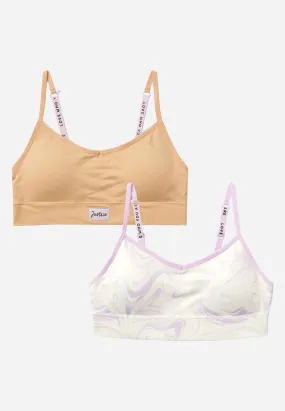 Women's Love Who You Are Bra Set