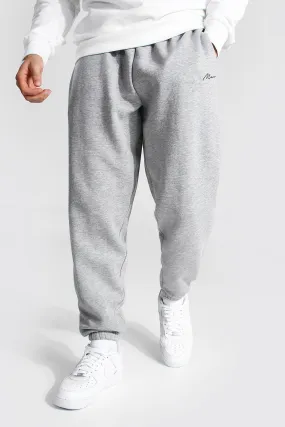 Man Signature Loose Fit Joggers | boohooMAN UK