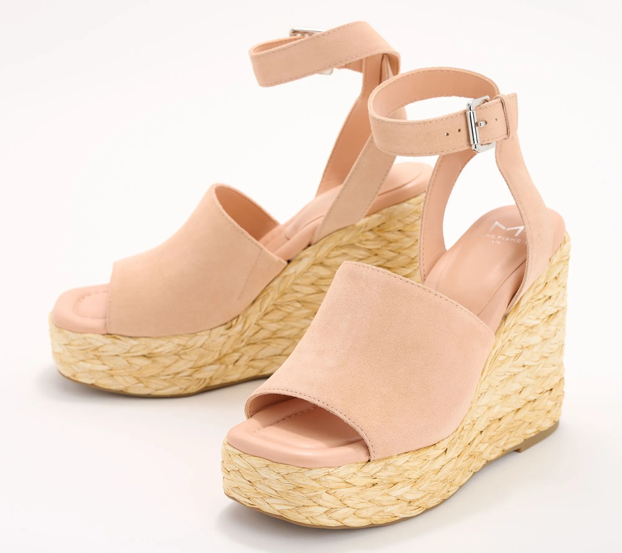 Marc Fisher LTD Suede Espadrille Wedges - Nelly