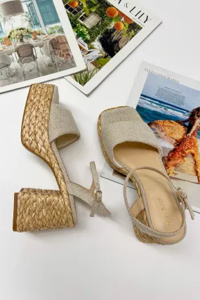 Maya Woven Heel Sandal