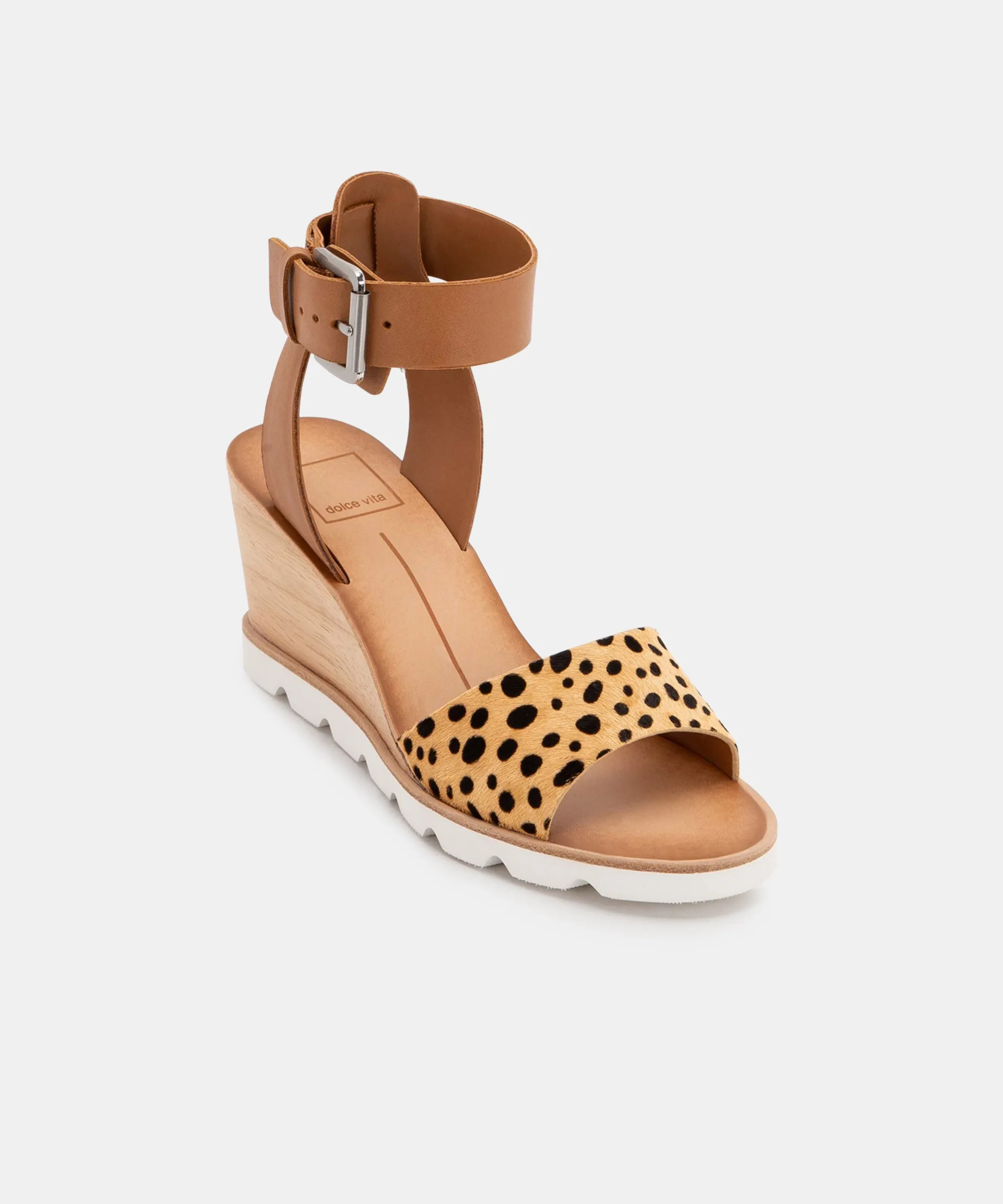 Melika Leopard Wedges