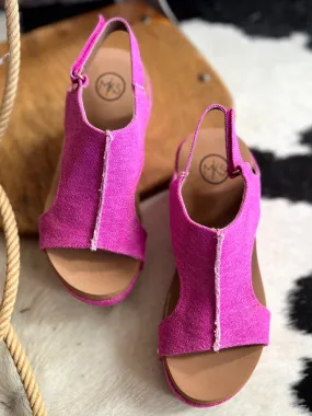 Melissa Fuchsia Wedges