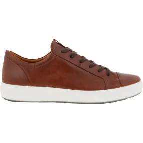 Men's Ecco Soft 7 City Sneaker Cognac Leather