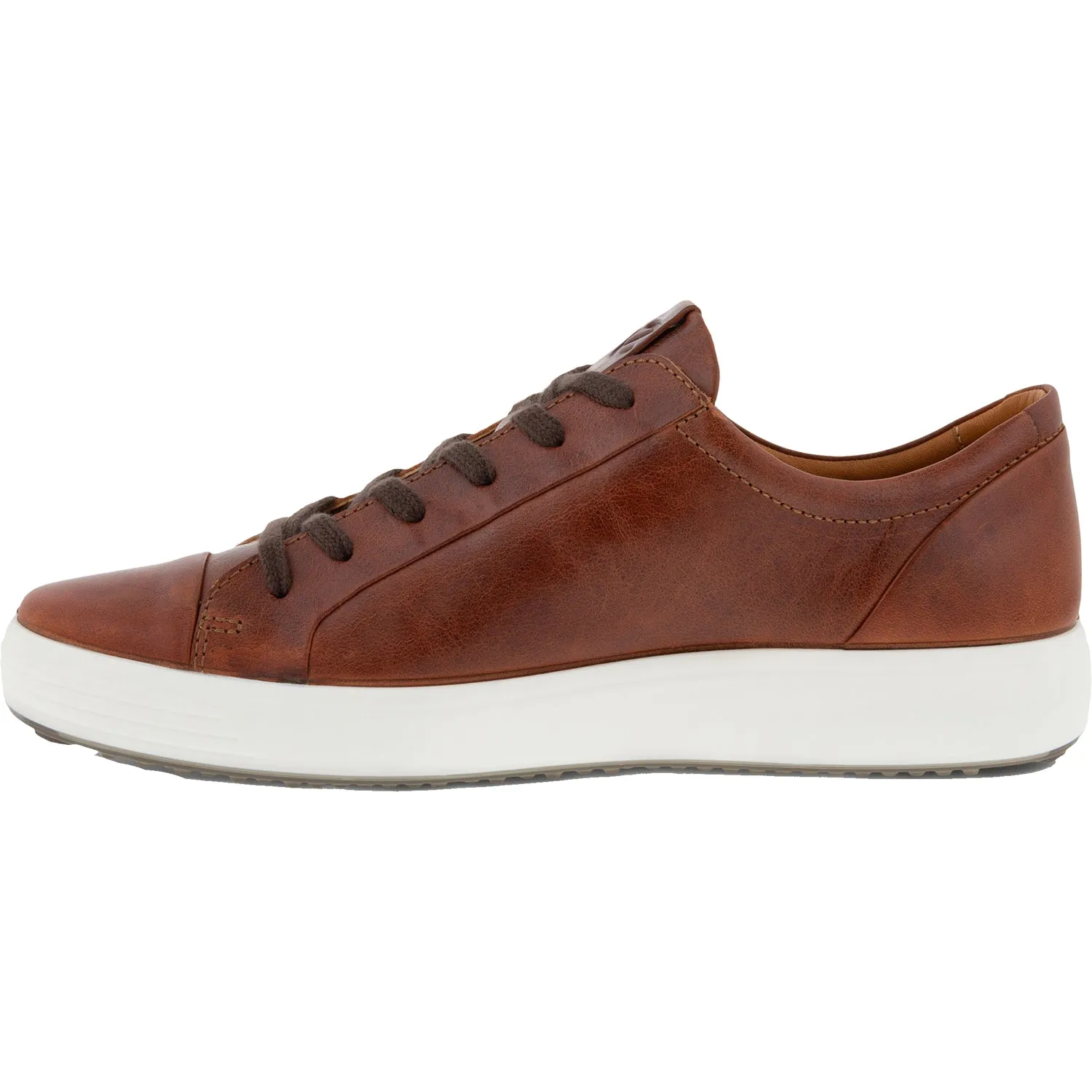 Men's Ecco Soft 7 City Sneaker Cognac Leather