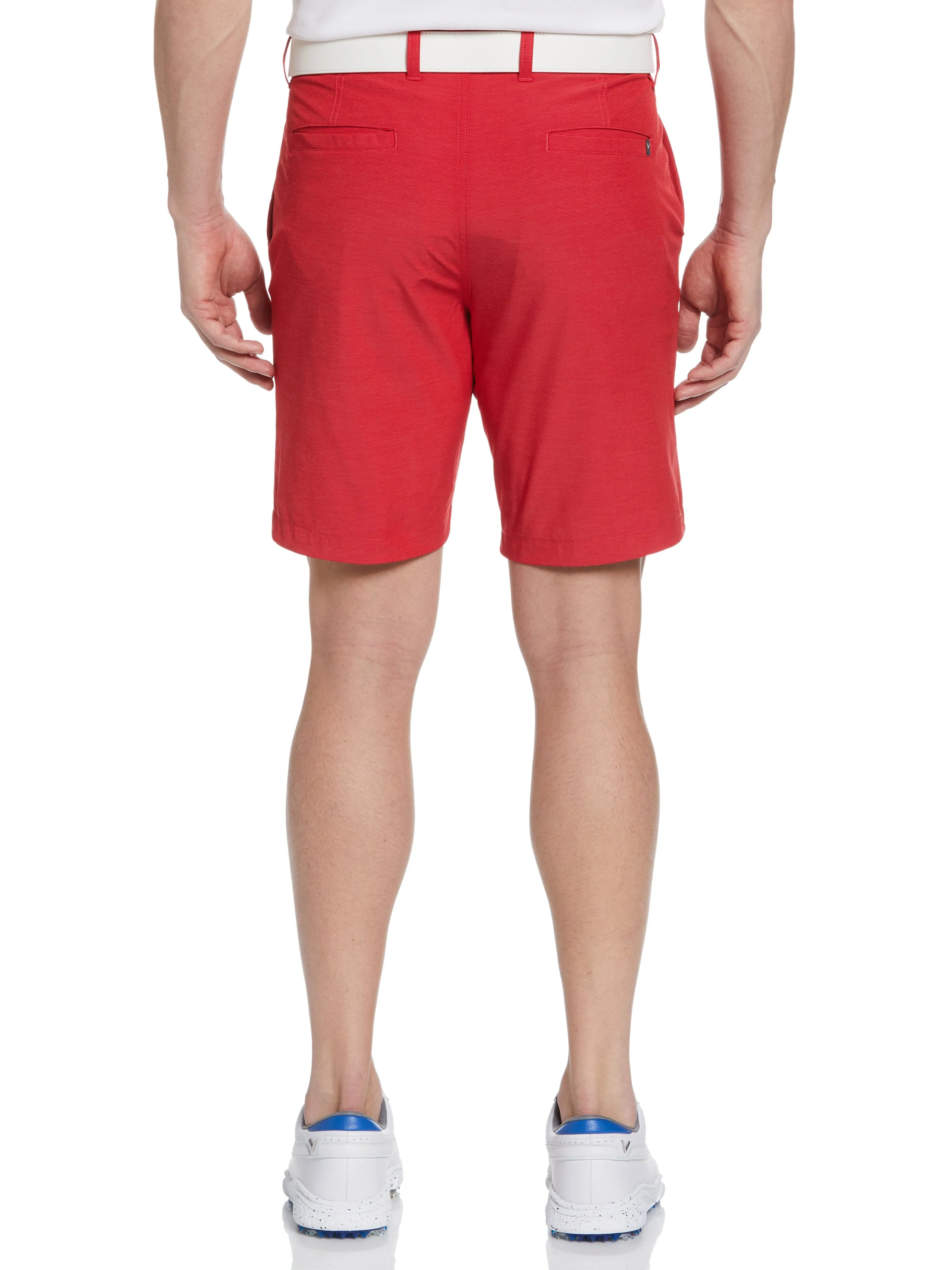 Mens Horizontal Texture Golf Shorts