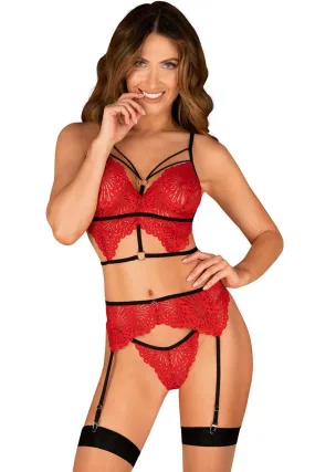 Mettia Bra Brief Suspender Size L-XL UK 12-14