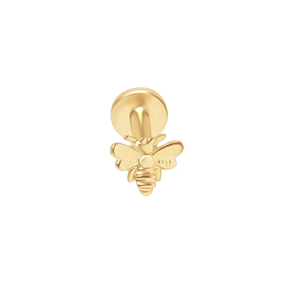 Simple Bee Flat Back Earring