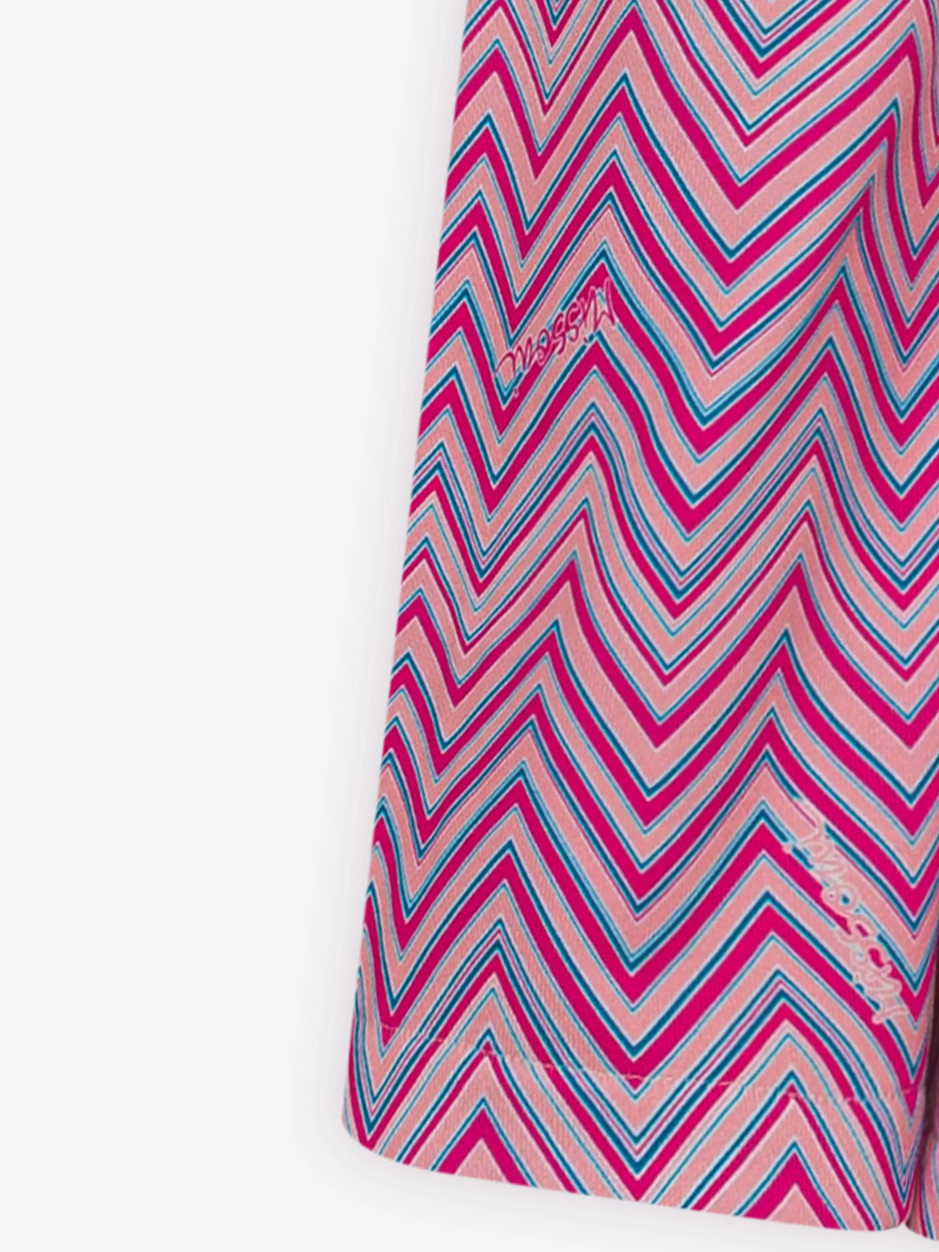 Missoni Girls Zigzag Joggers in Pink