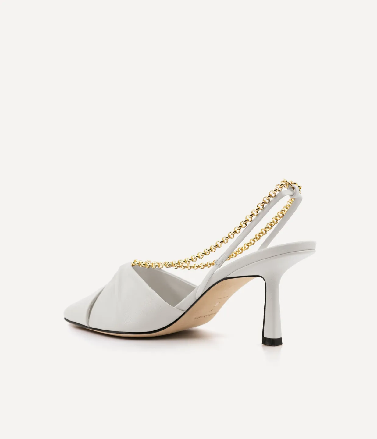 Moliere Pointed Heel in Stone