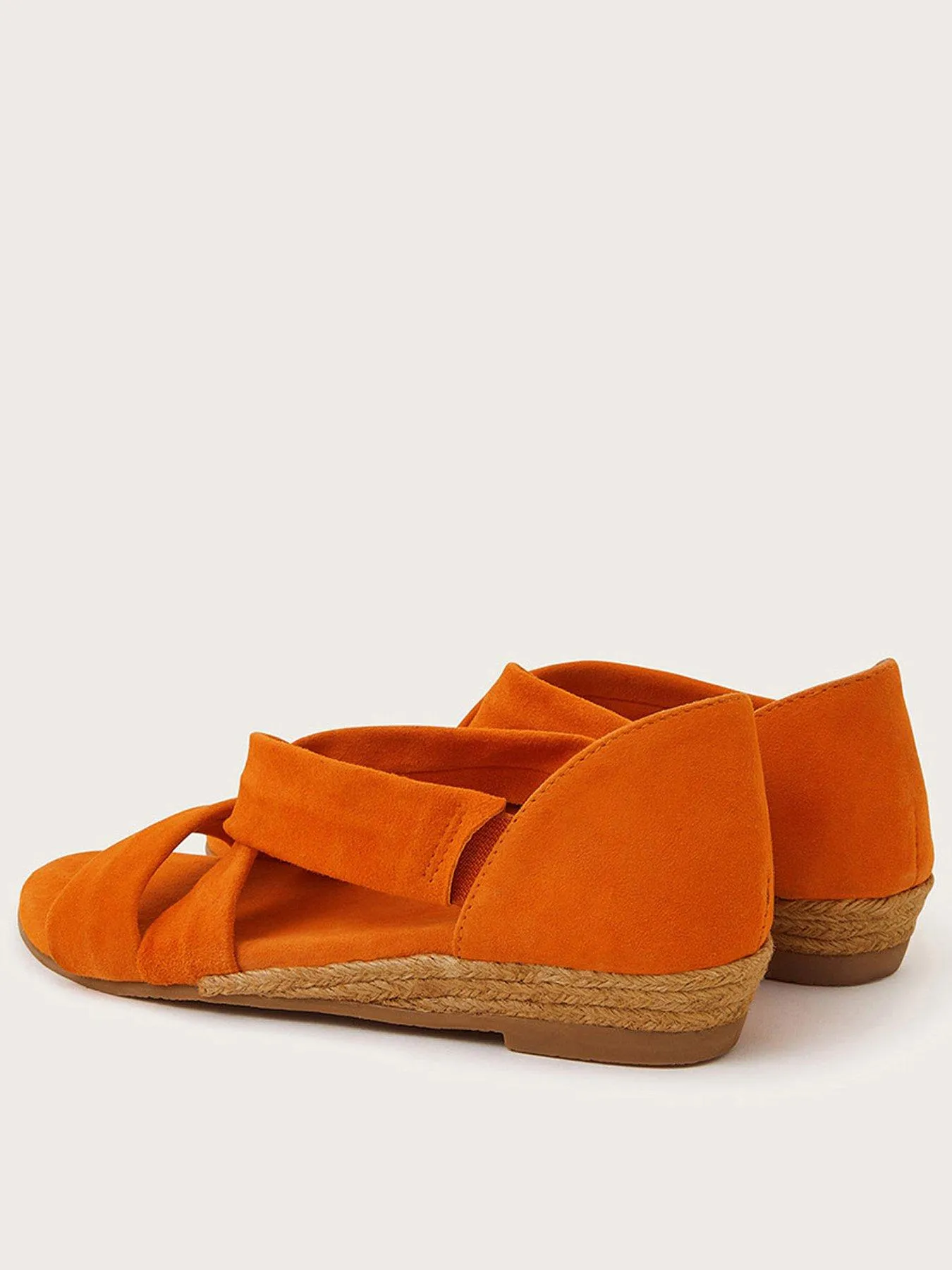 Monsoon Orange Demi Wedges