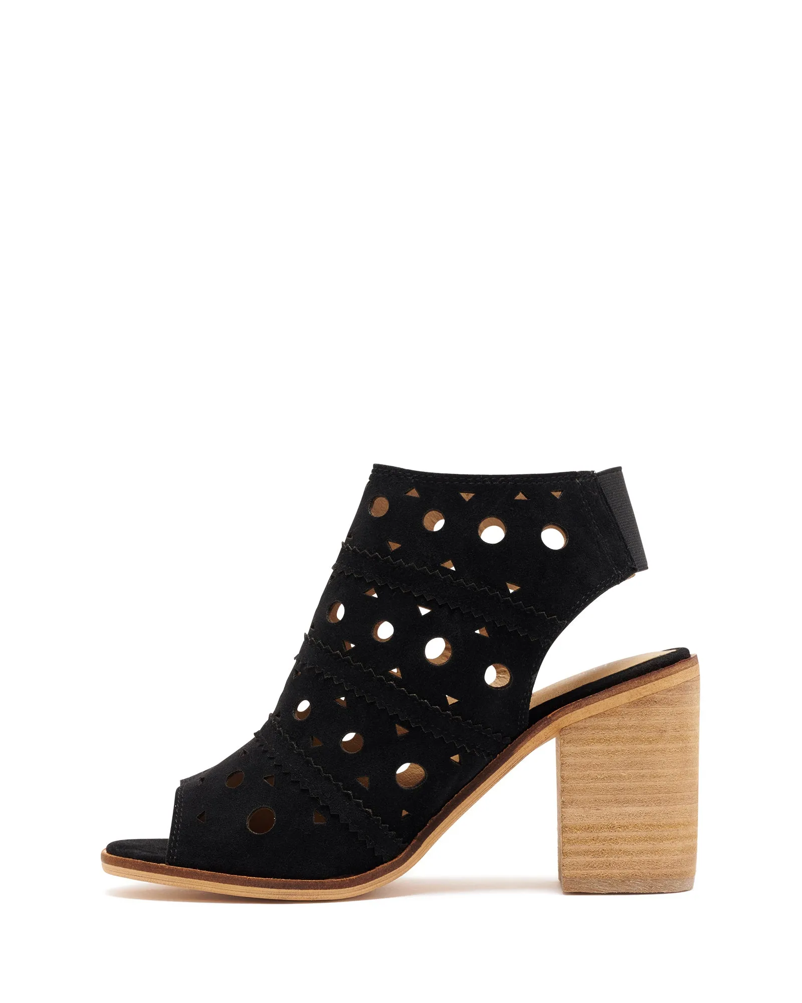 Mosaic Heel Black Suede *FINAL SALE*