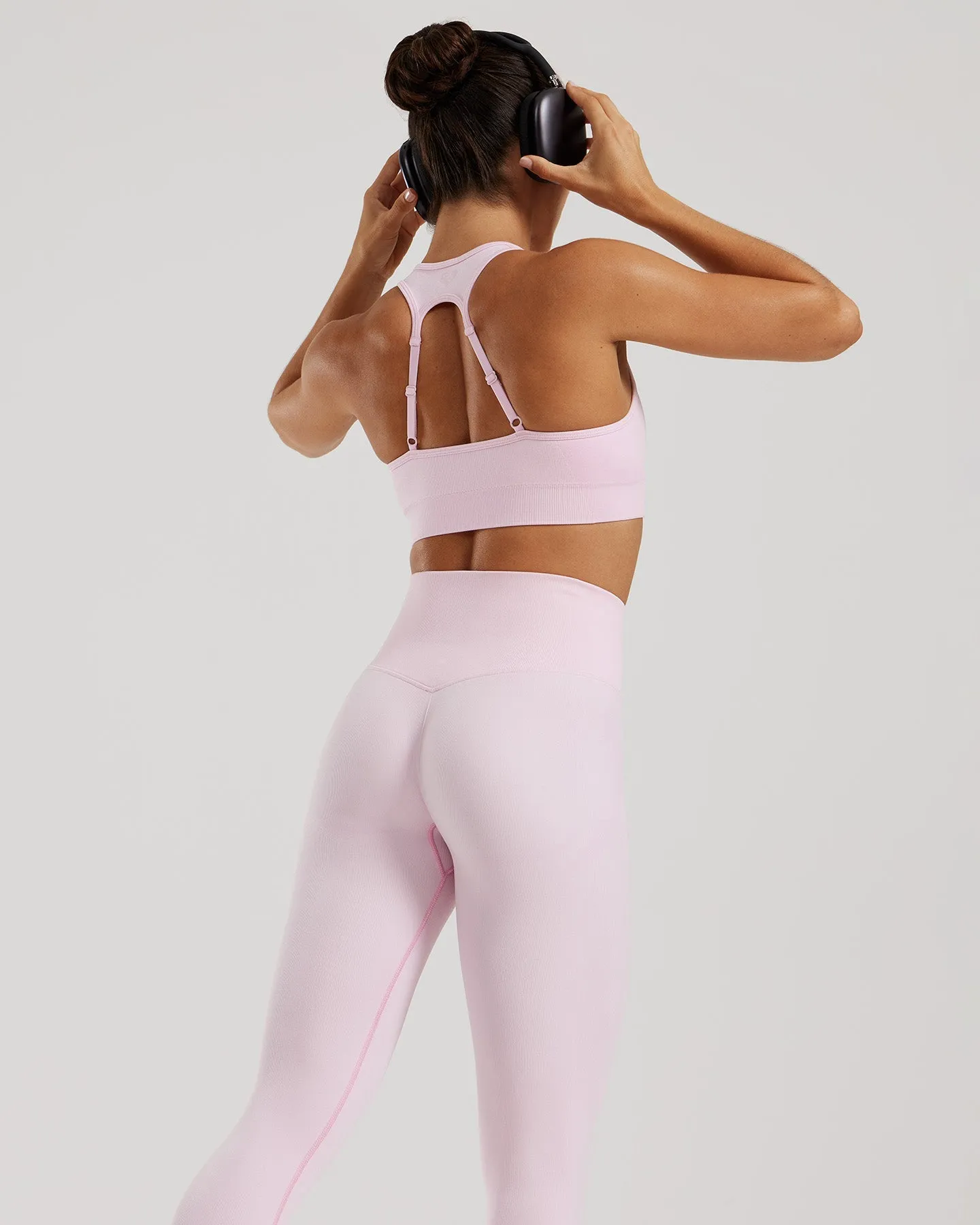 Motion Seamless Racer Back Bra | Quartz