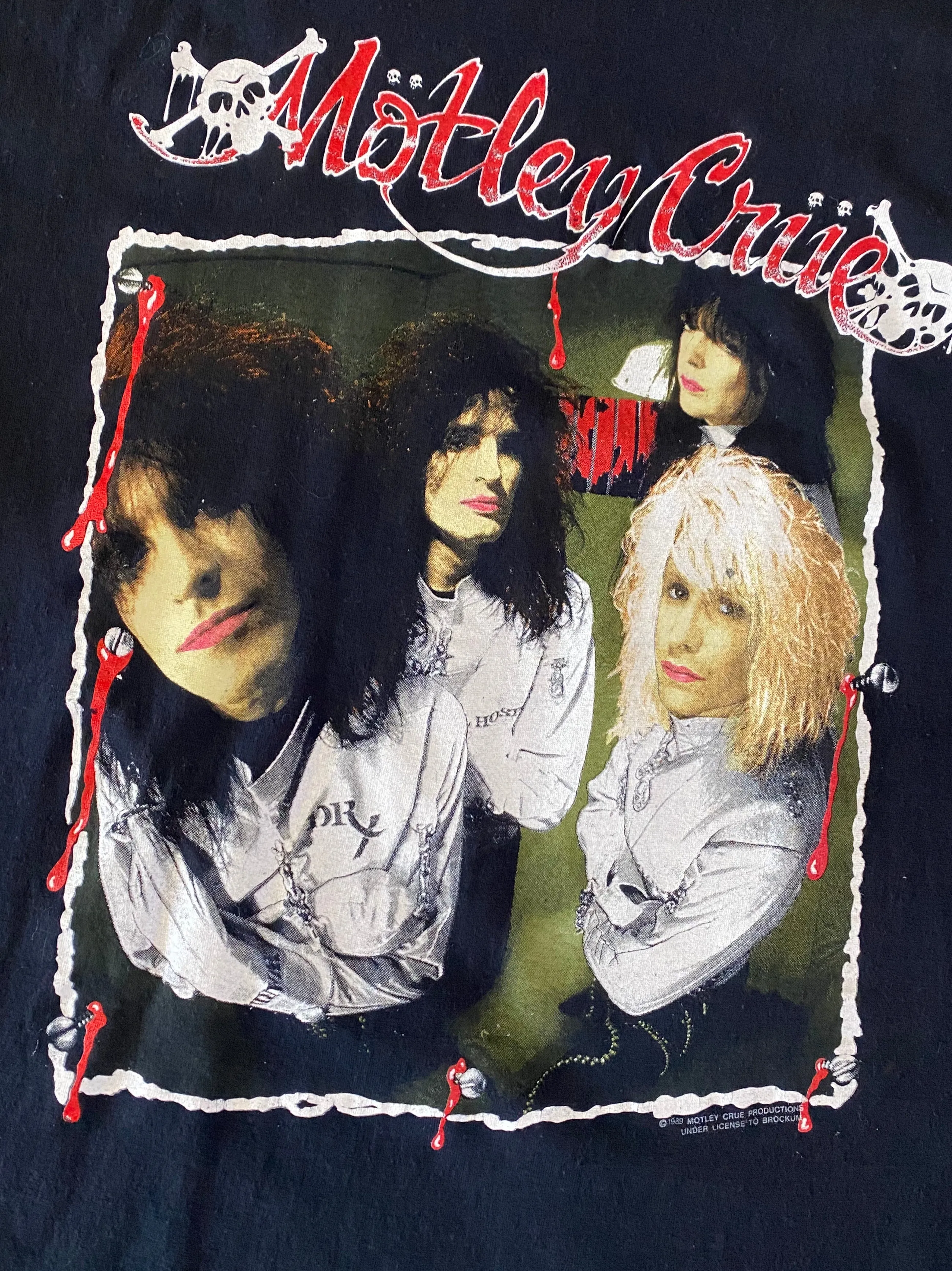 Motley Crue 1989 “Dr Feelgood” Vintage Tour T-shirt