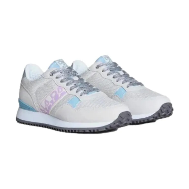 Napapijri Women's Bright White Lace-Up Sneakers S4ASTRA01