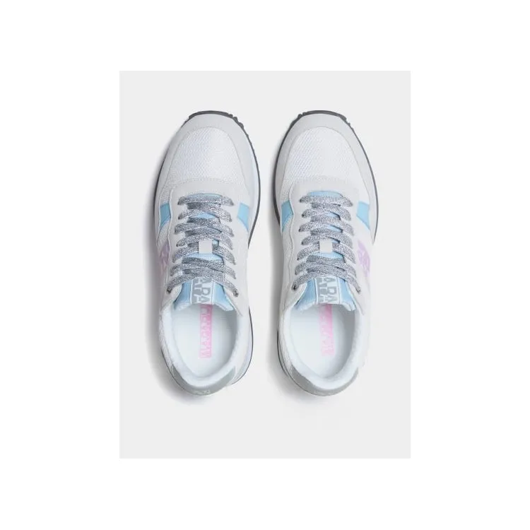 Napapijri Women's Bright White Lace-Up Sneakers S4ASTRA01