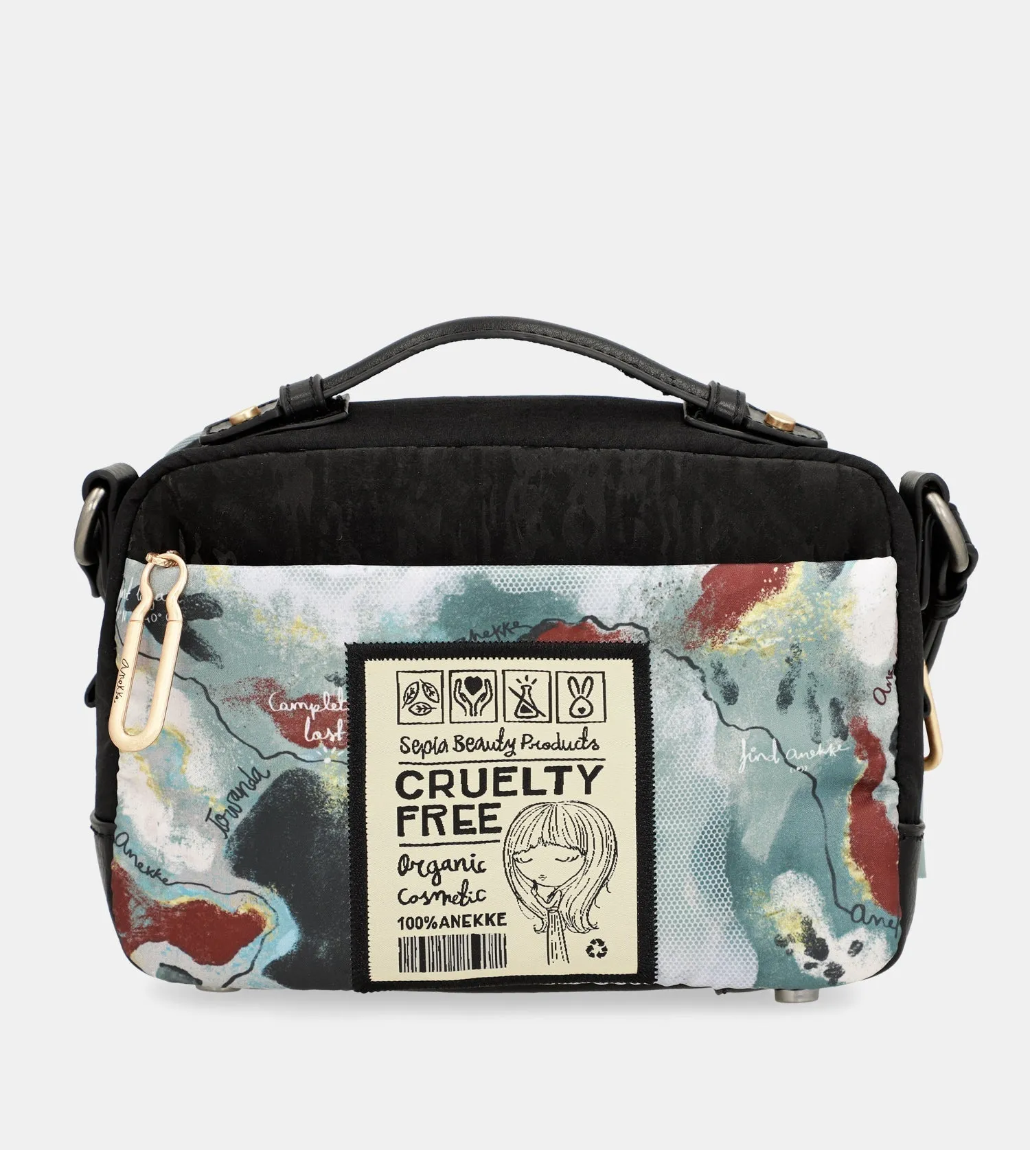 Nature Woods printed shoulder bag