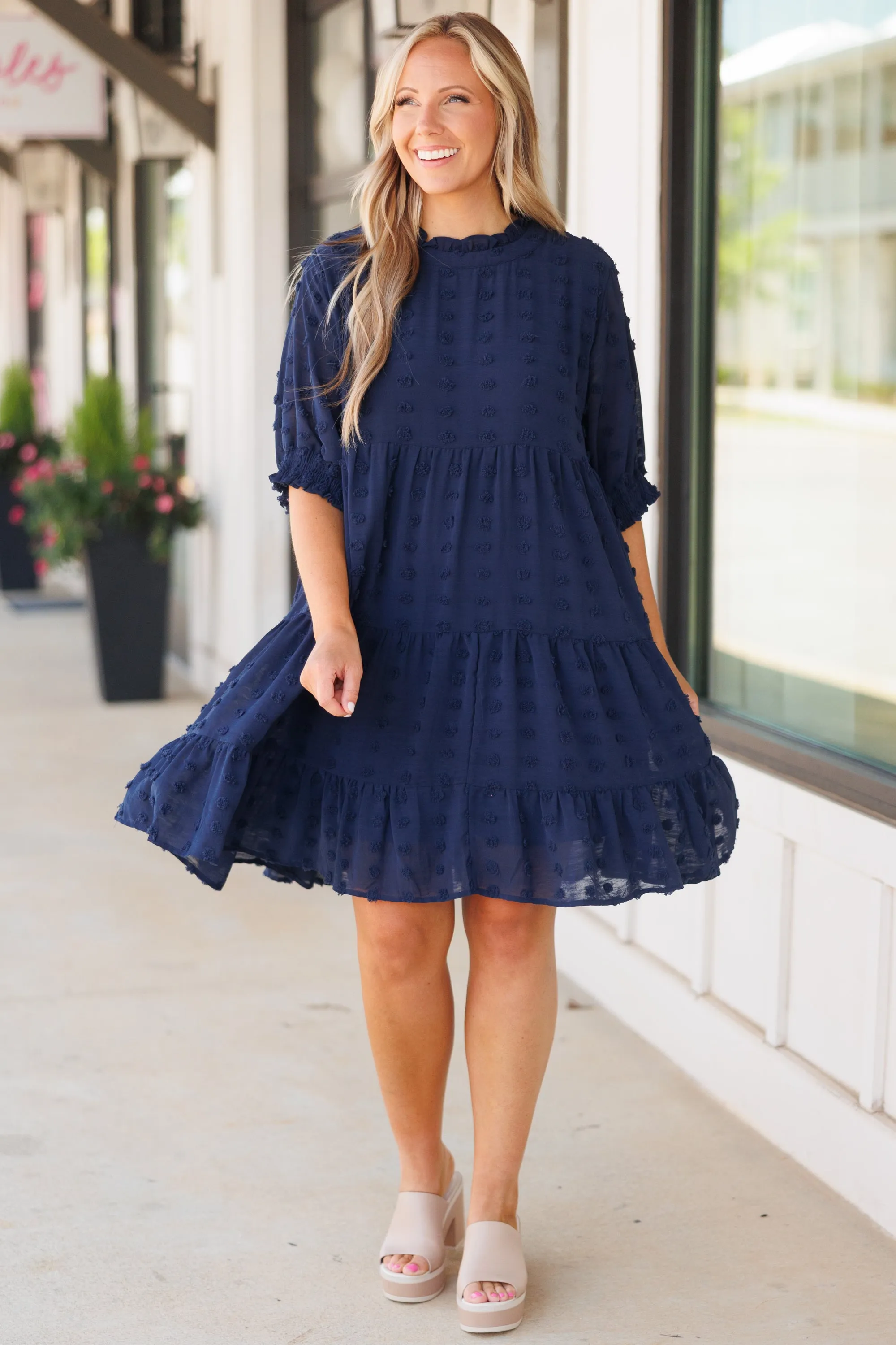 Navy Blue Dress for Guiding