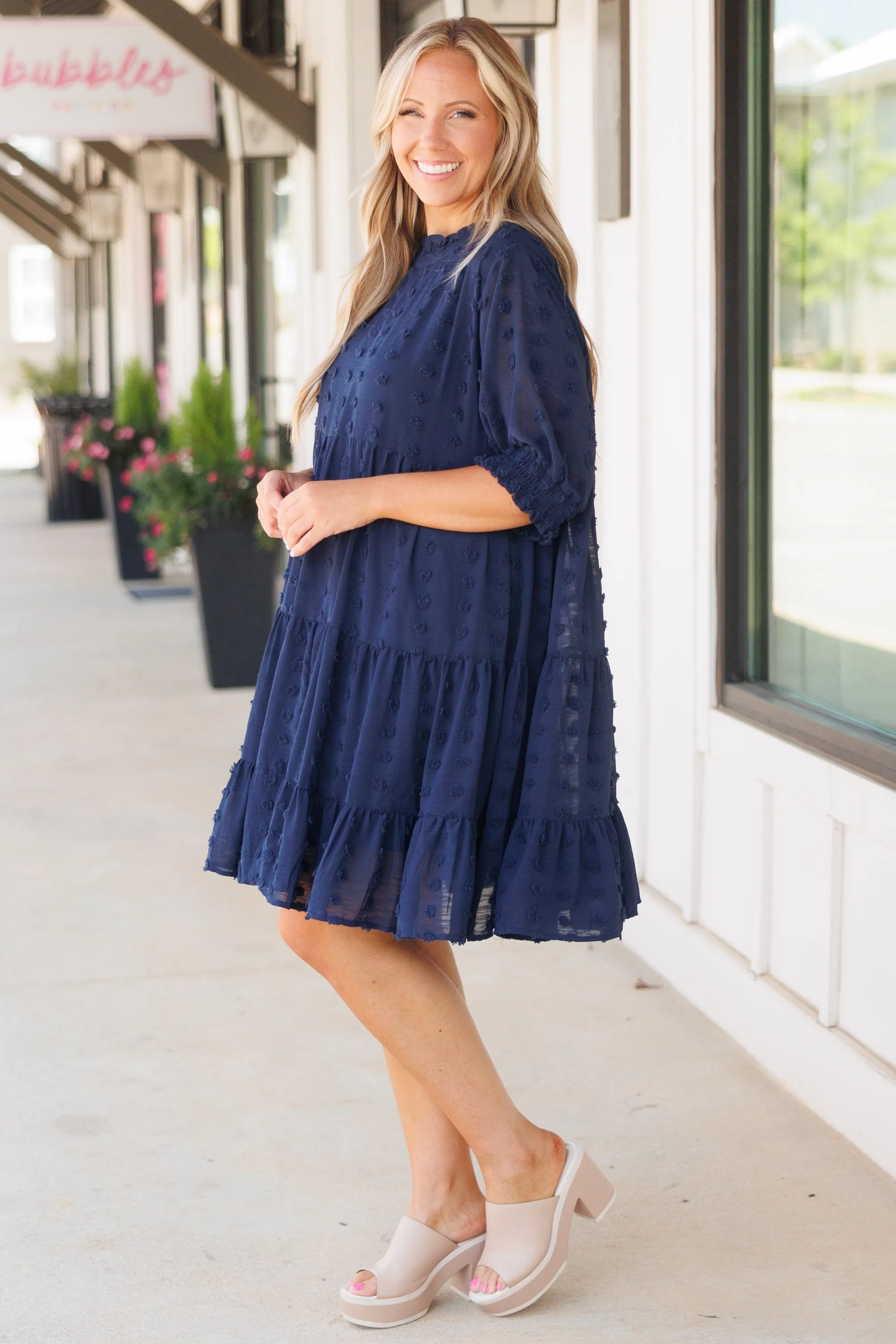 Navy Blue Dress for Guiding